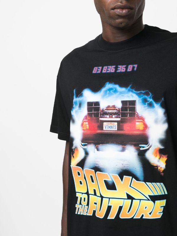 VTMNTS Back To The Future graphic-print T-shirt - Farfetch