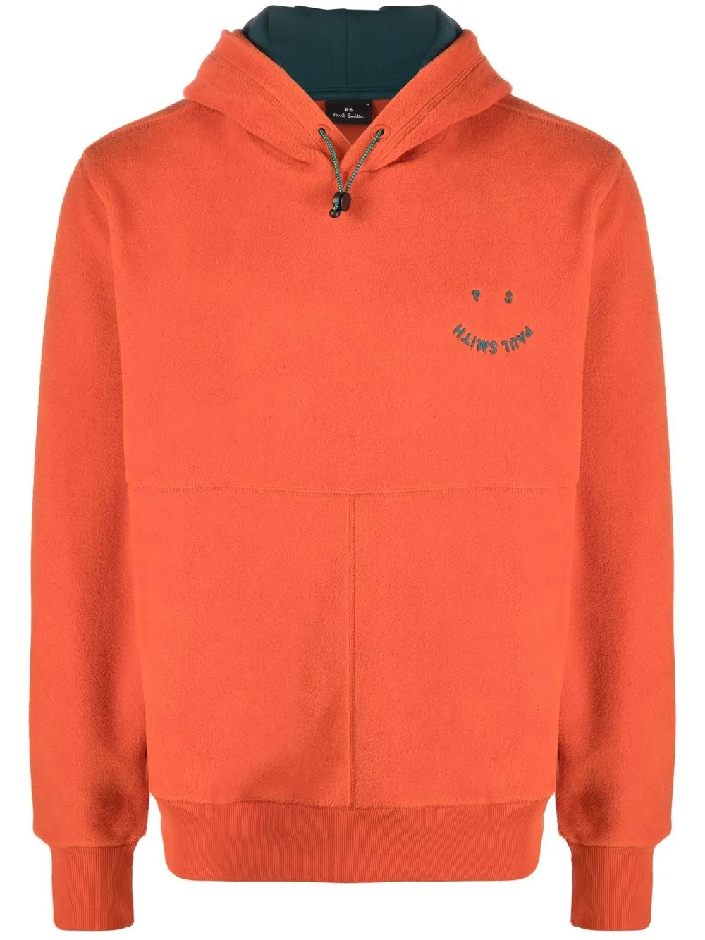 

PS Paul Smith hoodie con motivo Happy - Naranja