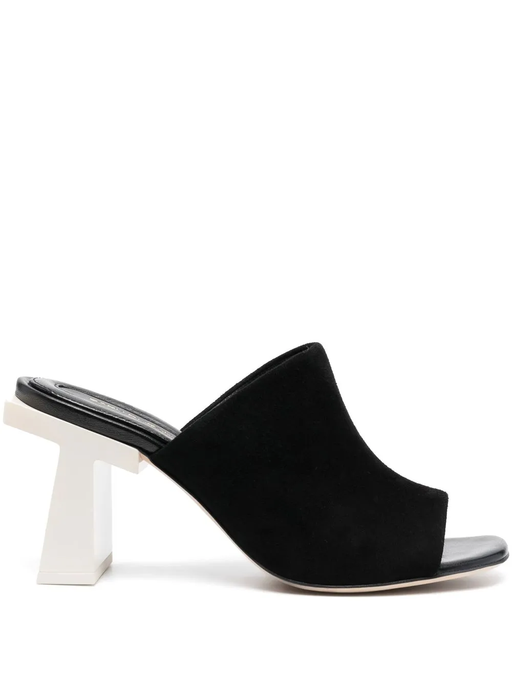 

Tory Burch 90mm block T heel mules - Black