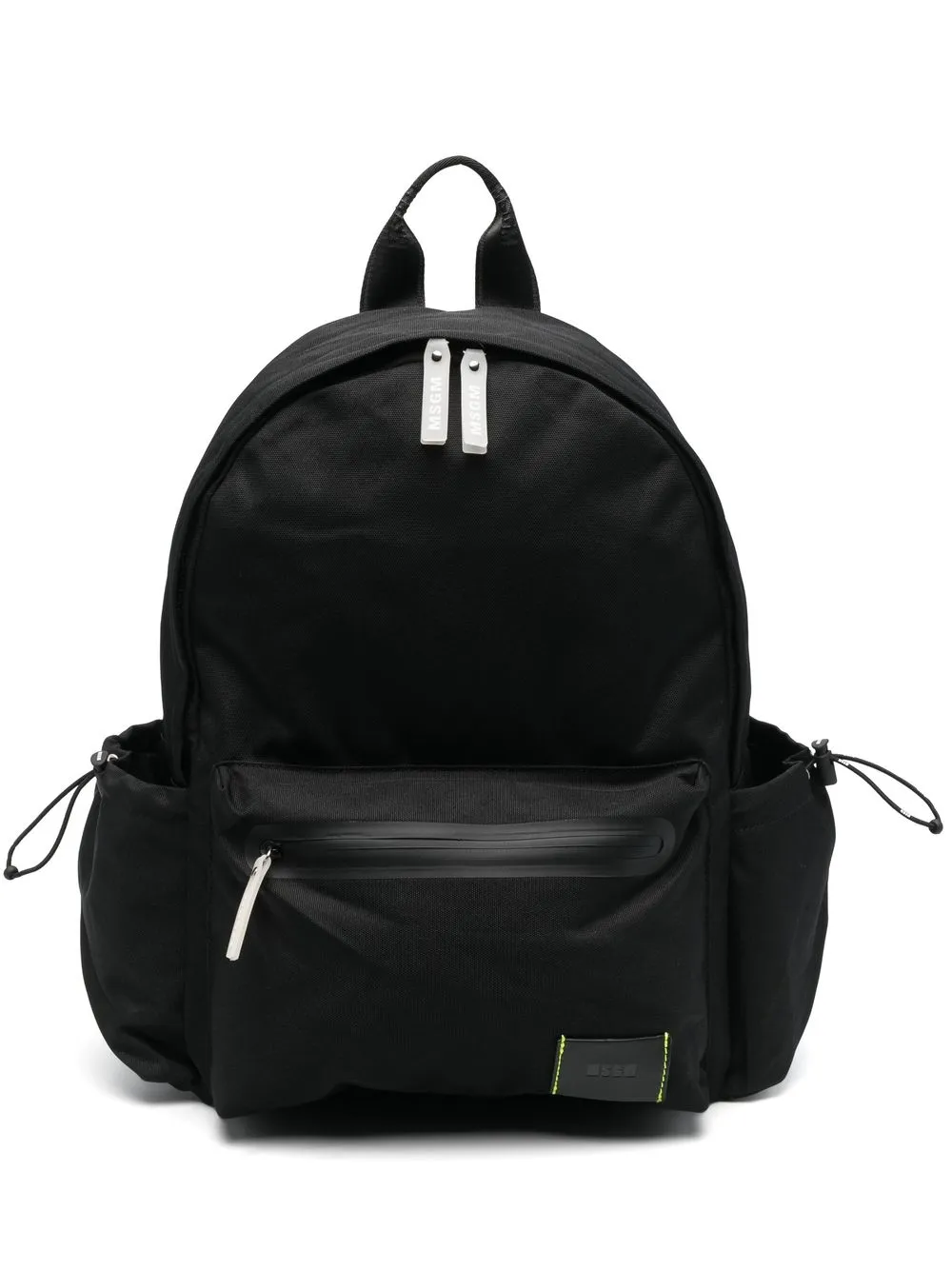 

MSGM logo-patch backpack - Black