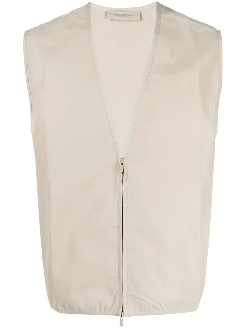 Débardeur Barn à fermeture zippée - FEAR OF GOD ESSENTIALS - Modalova