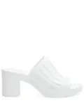 Diesel Sa-Pamela H logo-embossed slides - White