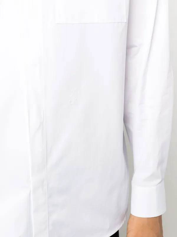 Jil Sander ポプリン シャツ | ホワイト | FARFETCH JP