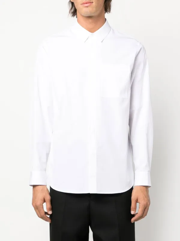 Jil Sander ポプリン シャツ | ホワイト | FARFETCH JP