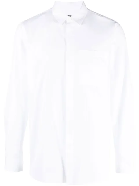 Jil Sander chemise en popeline à fermeture dissimulée