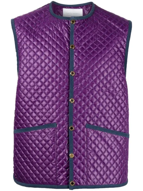 Fumito Ganryu quilted fitted gilet