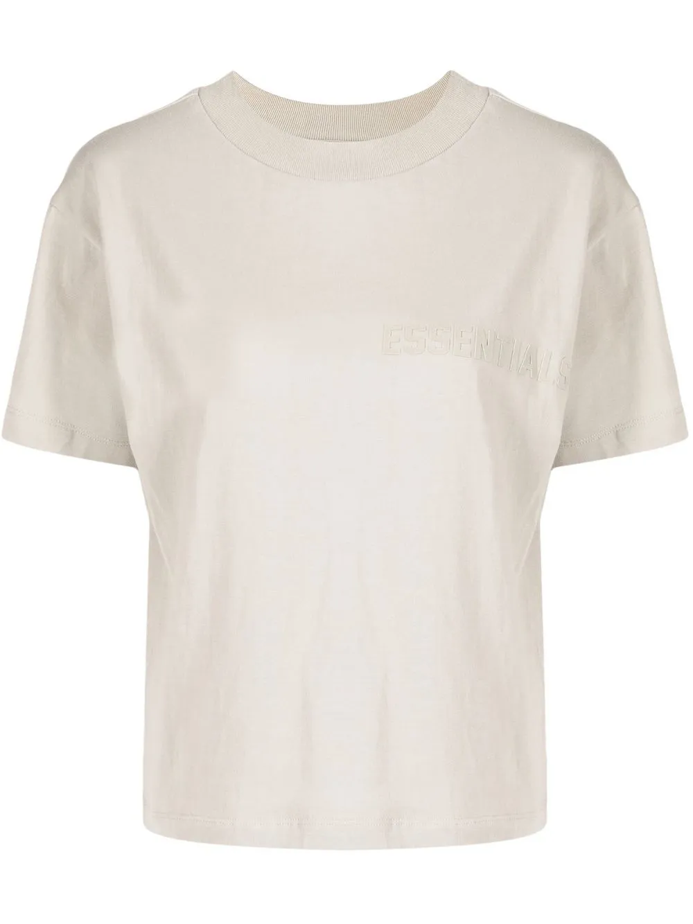 

FEAR OF GOD ESSENTIALS playera con logo 3D - Gris