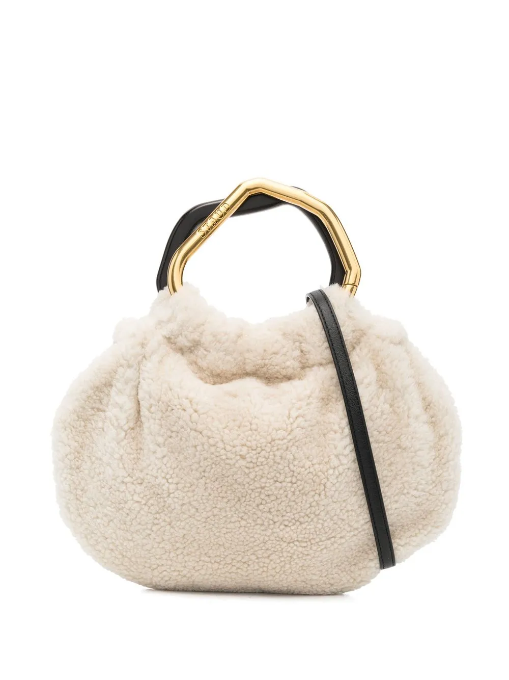 

STAUD lamb fur clutch-bag - Neutrals