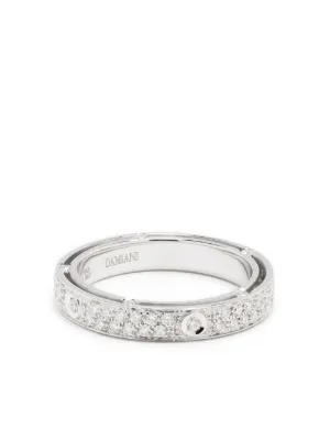 Damiani D.Side ダイヤモンド リング 18Kホワイトゴールド | シルバー
