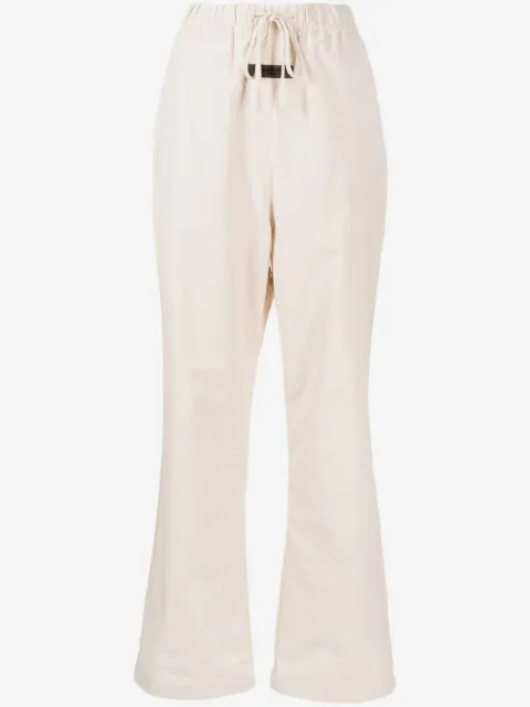FEAR OF GOD ESSENTIALS logo-stripe track pants