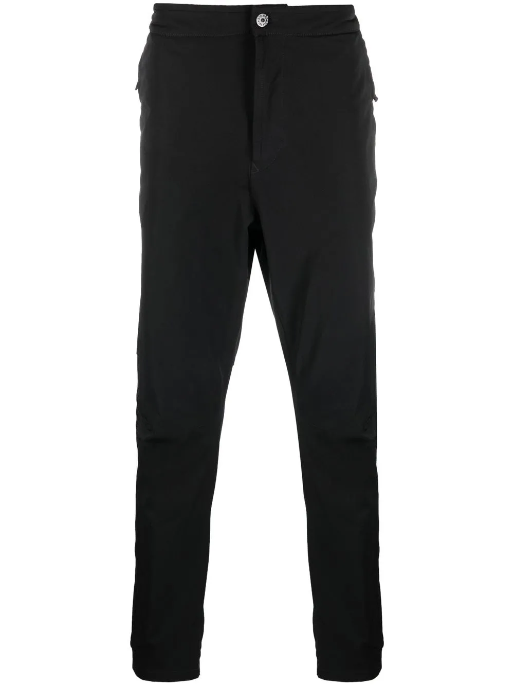 

Stone Island pantalones slim con tiro alto - Negro