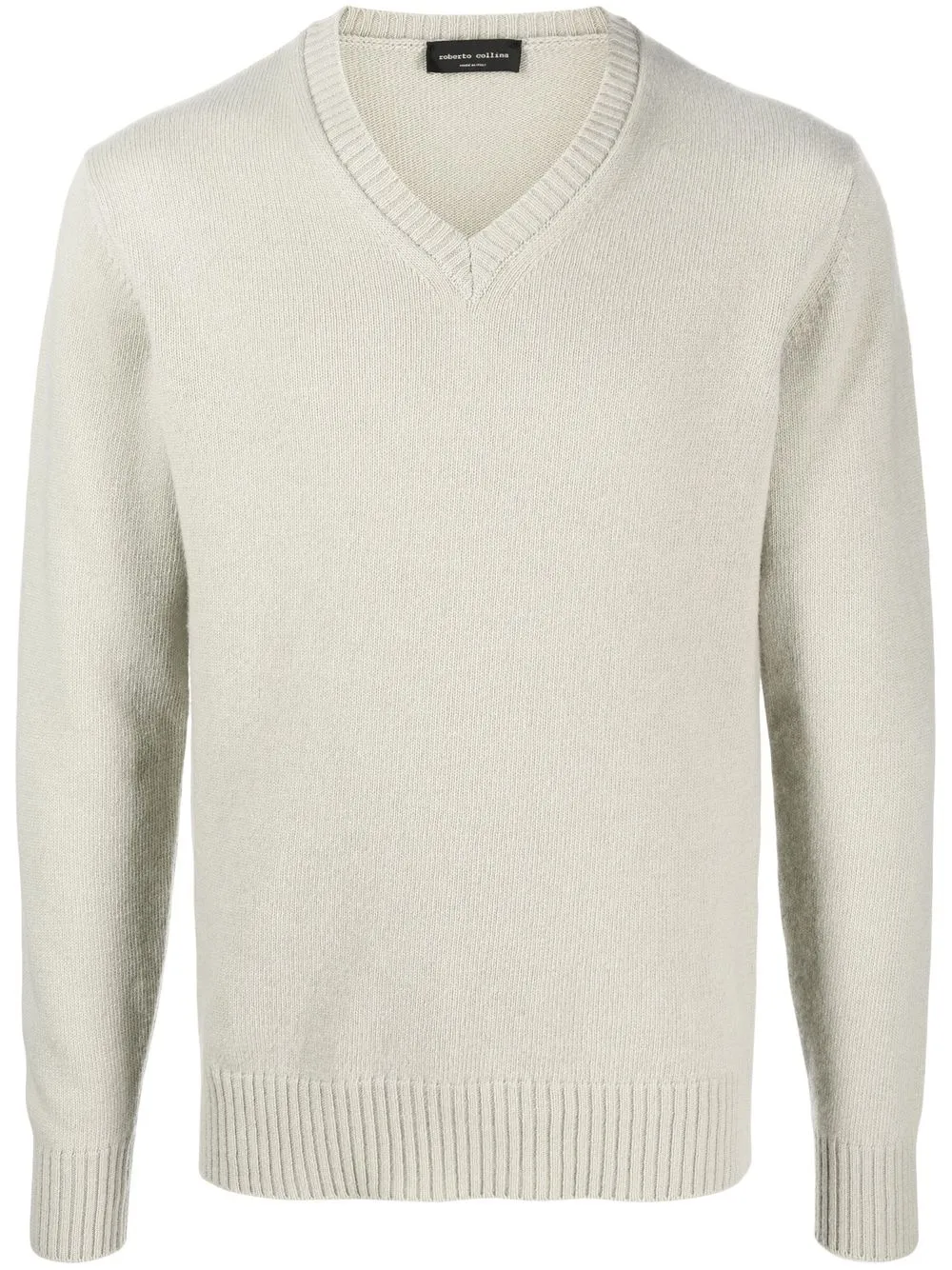 

Roberto Collina fine-knit wool-cashmere jumper - Grey