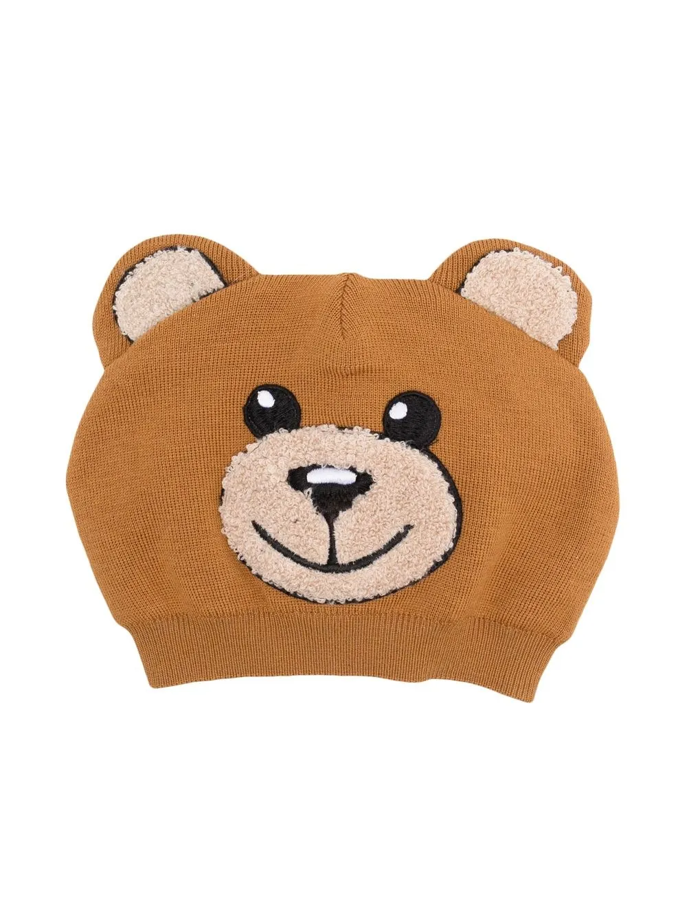 

Moschino Kids gorro con motivo Teddy Bear - Marrón