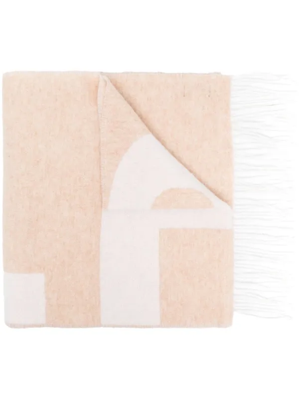 Marrone Sciarpa con frange Farfetch Uomo Accessori Sciarpe 