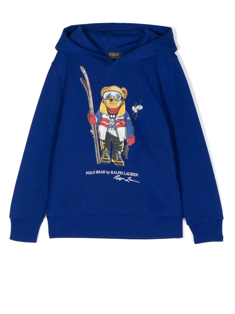 

Ralph Lauren Kids Polo Bear hoodie - Blue