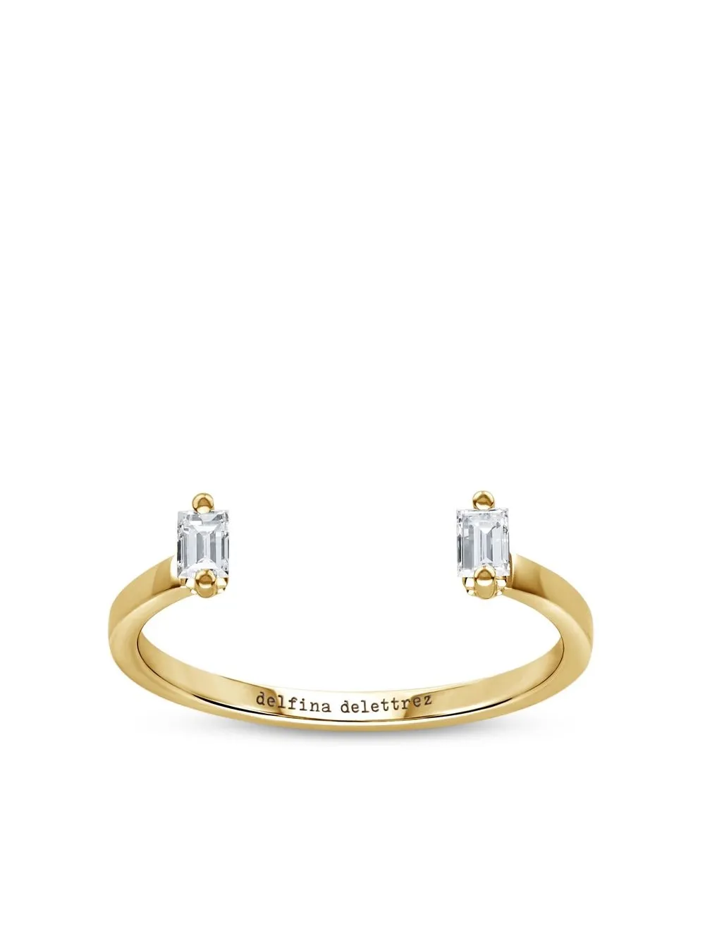 

Delfina Delettrez anillo Dots en oro amarillo de 18kt con diamantes - Dorado