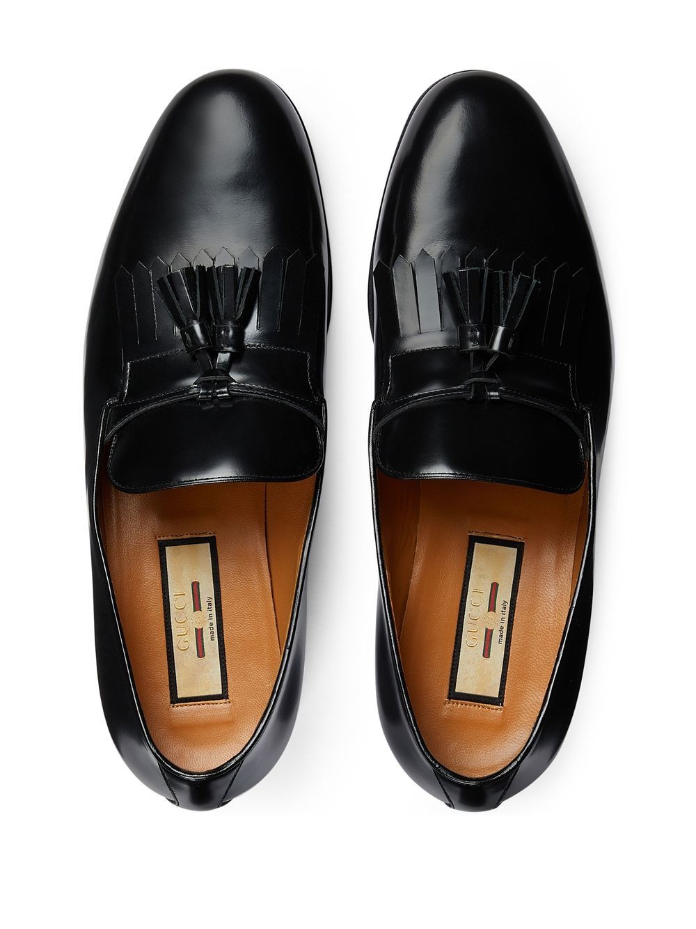 Gucci tassel-detail Leather Loafers | Black | FARFETCH