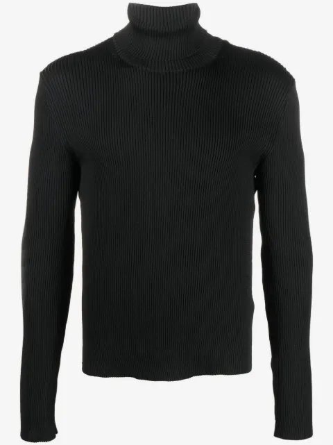 Walter Van Beirendonck ribbed roll-neck jumper
