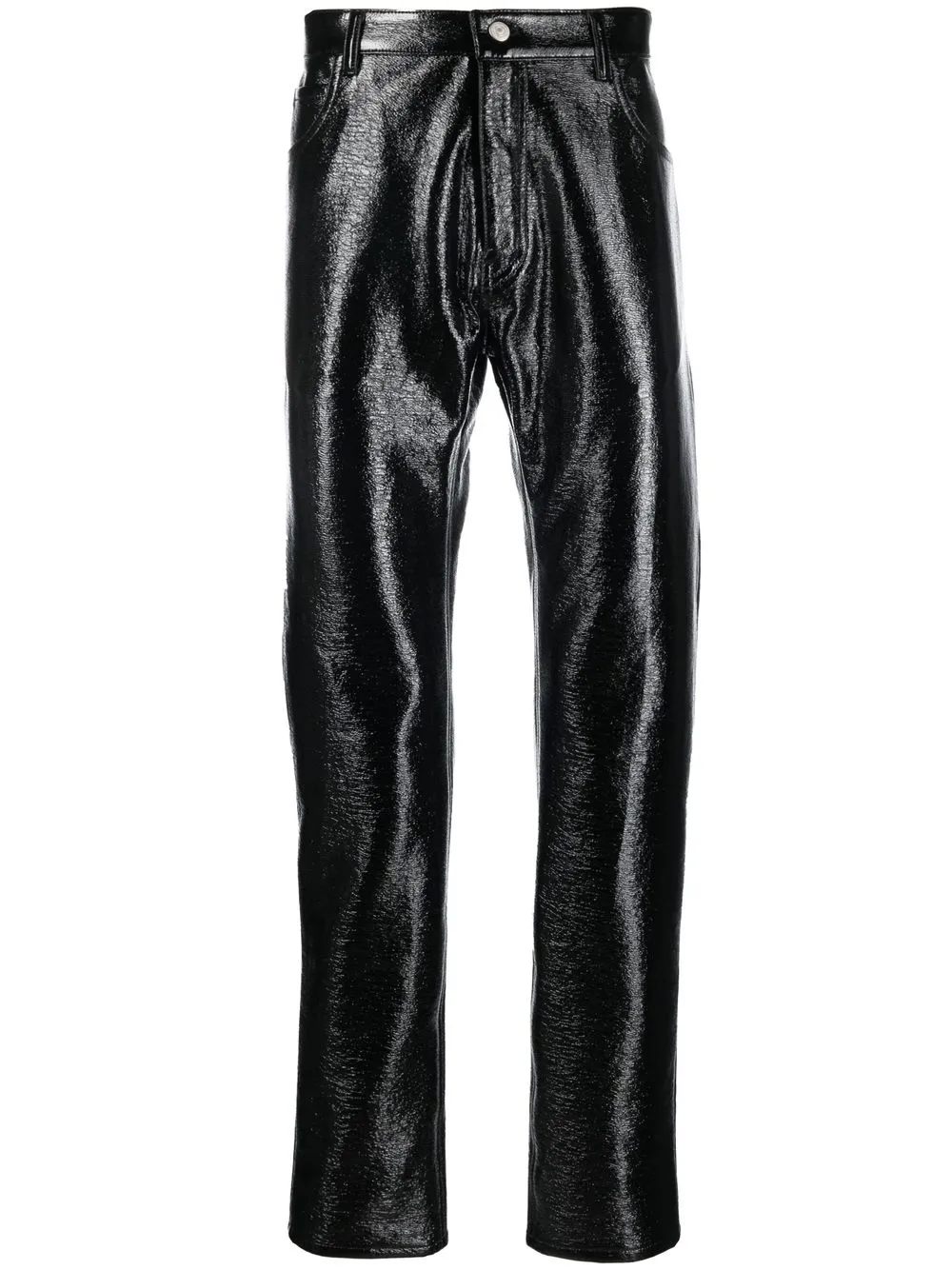 

Courrèges pantalones rectos - Negro