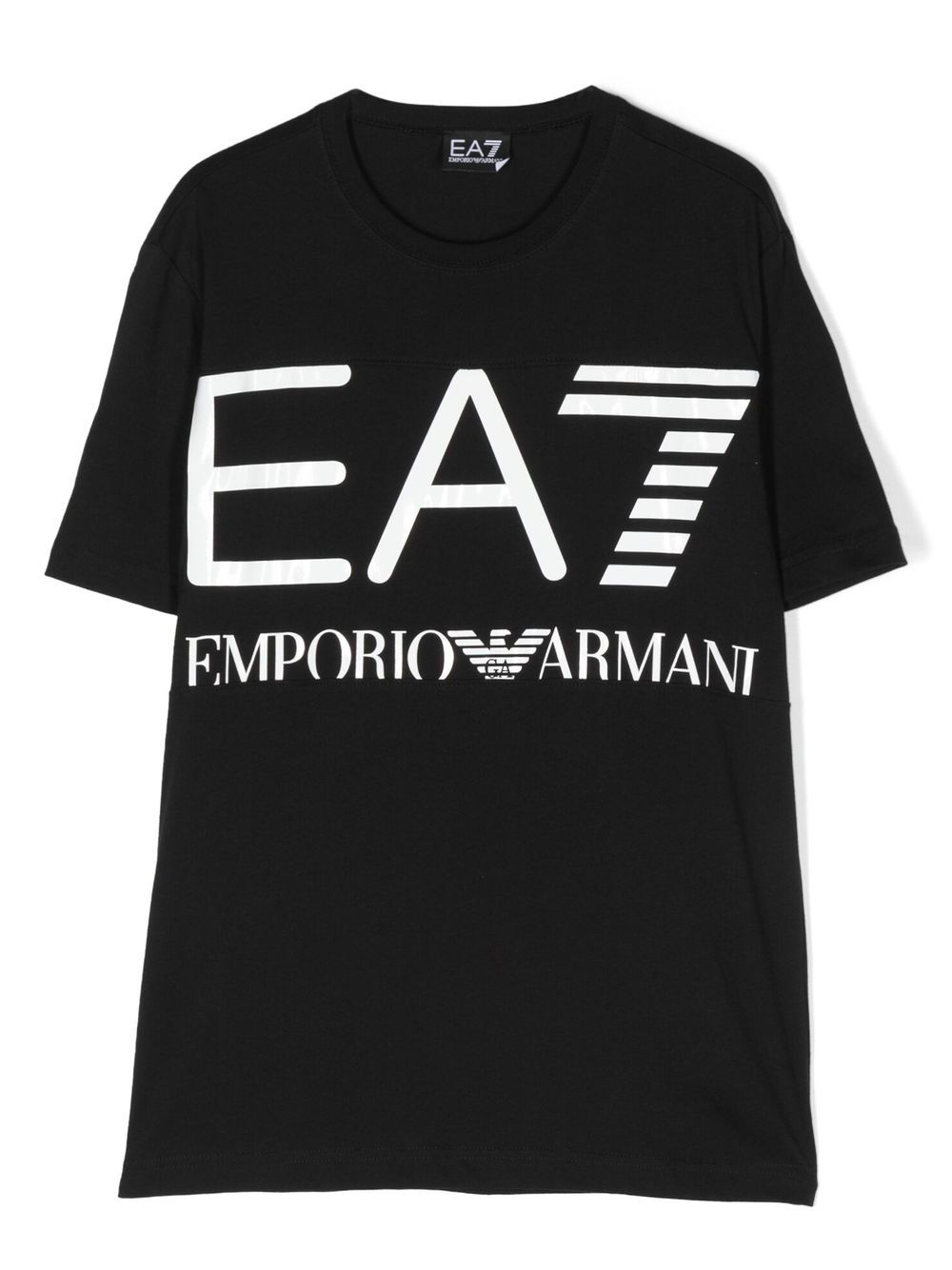 

Emporio Armani Kids logo-print T-shirt - Black