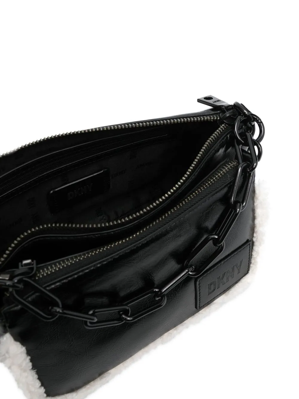 Dkny Lexi Crinkled Crossbody Bag In Schwarz ModeSens