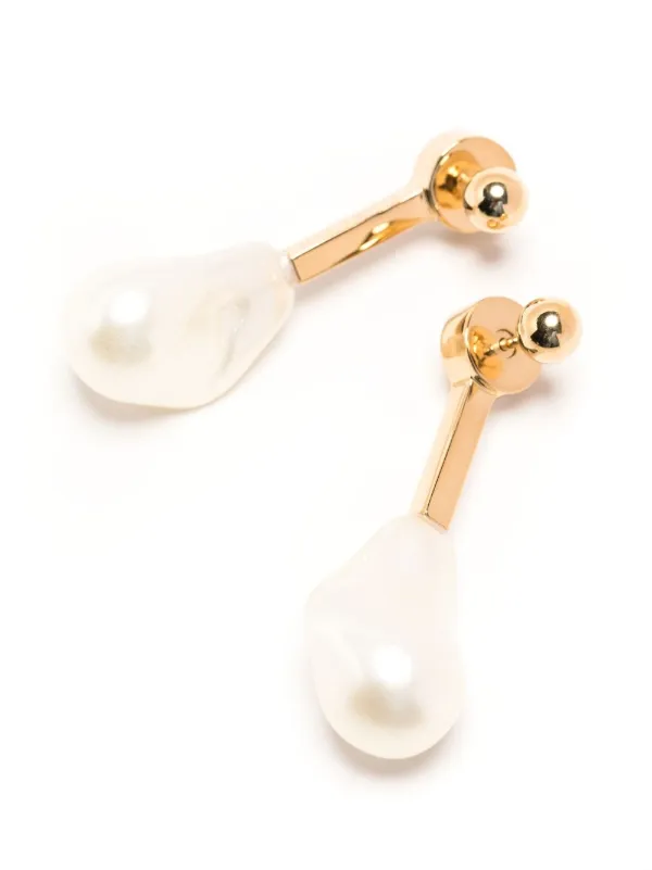 Rejina Pyo パールドロップ ピアス | ホワイト | FARFETCH JP