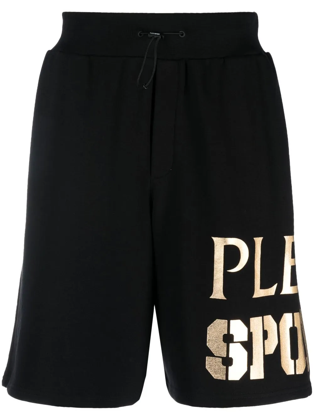 

Plein Sport shorts con logo estampado - Negro