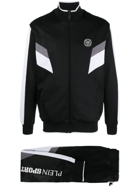 Plein Sport logo-patch tracksuit set 