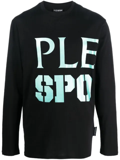 Plein Sport logo-print long-sleeved T-shirt
