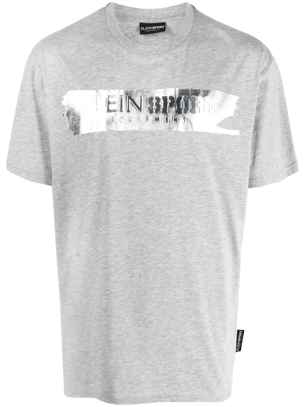 

Plein Sport debossed-logo short-sleeved T-shirt - Grey