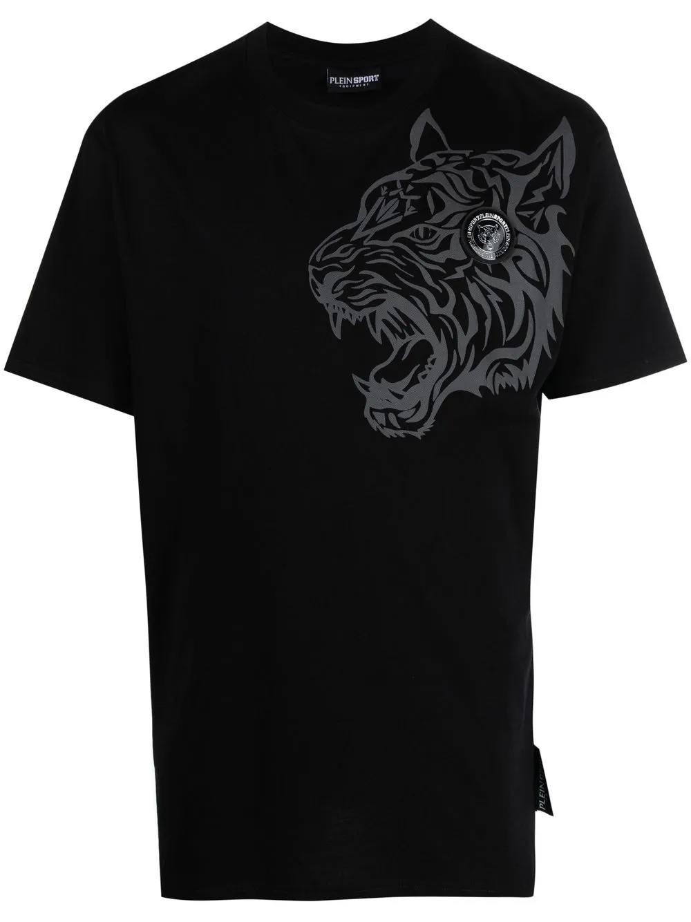 

Plein Sport tiger-print short-sleeved T-shirt - Black