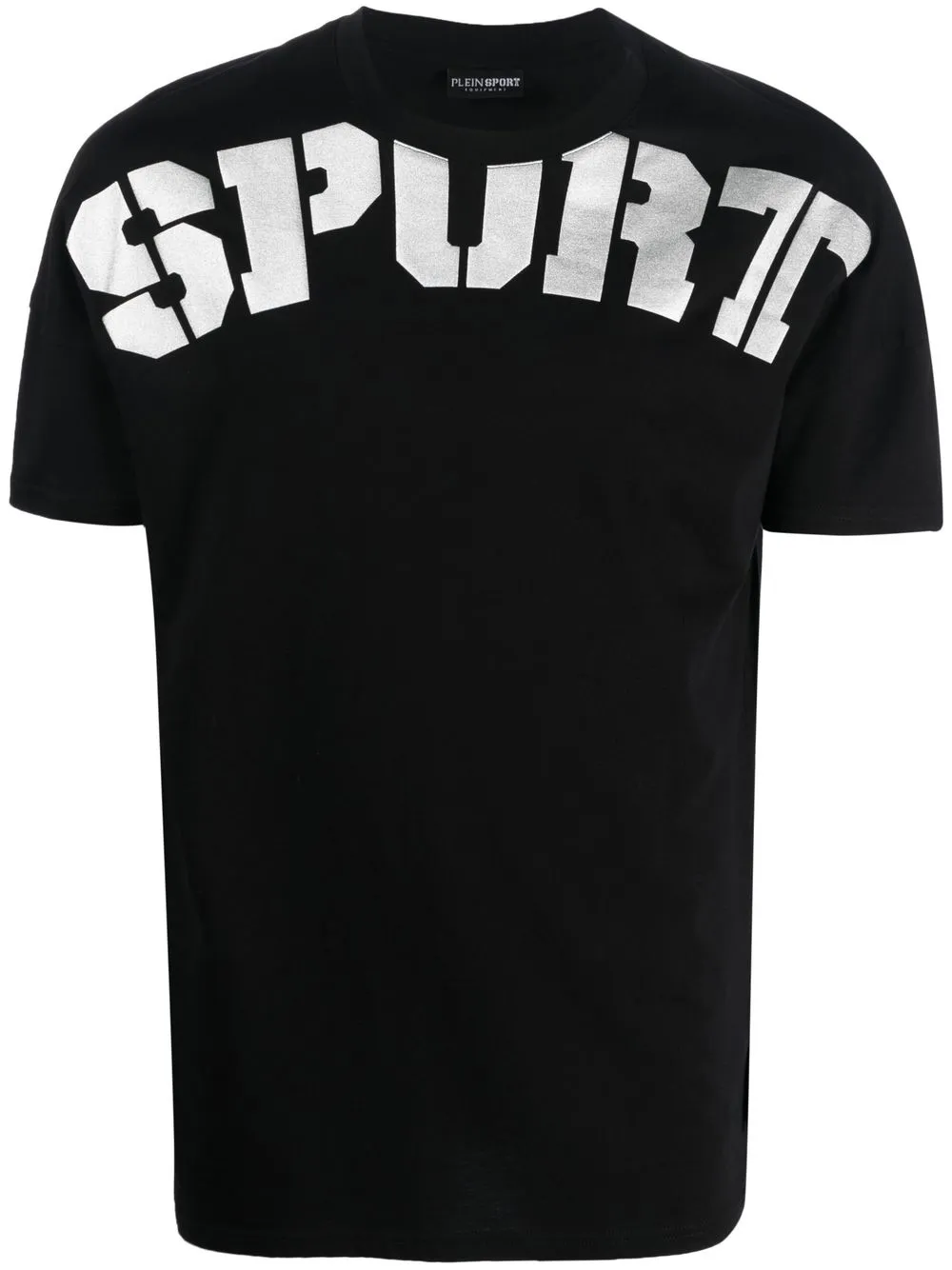 

Plein Sport playera manga corta con logo estampado - Negro