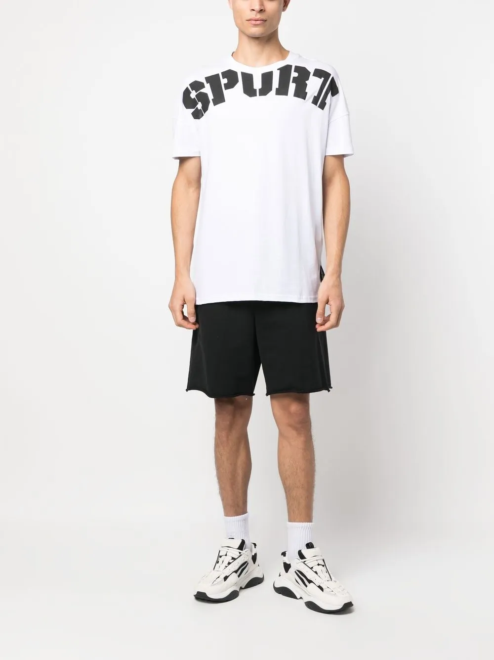 Plein Sport T-shirt met logoprint - Wit