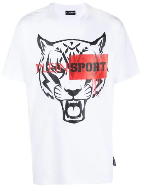 Plein Sport playera manga corta con estampado gráfico