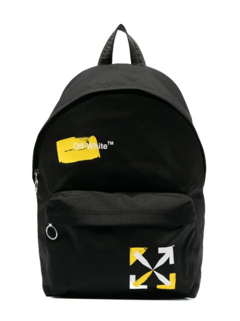 Off-White Kids logo-print zip-up backpack