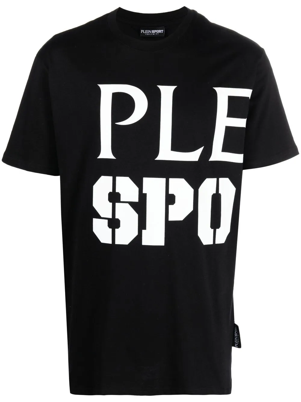 

Plein Sport logo-lettering cotton T-shirt - Black