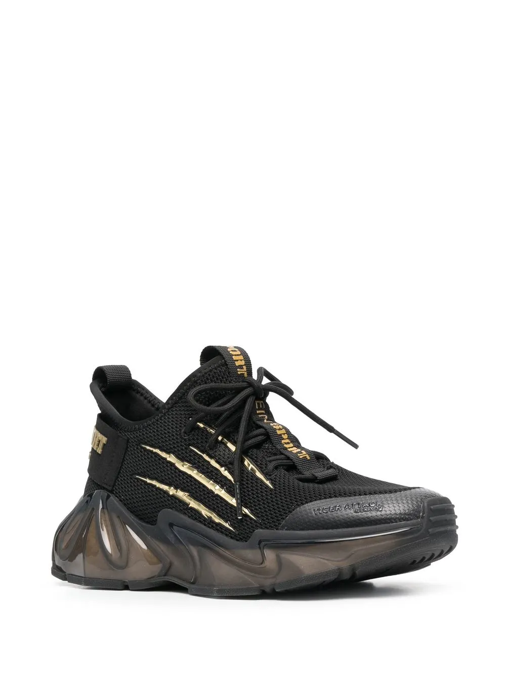 Plein Sport Tiger Attack Gen.X.02 Scratch sneakers - Zwart