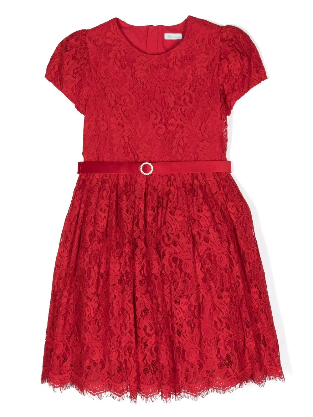 

Abel & Lula TEEN floral-lace flared dress