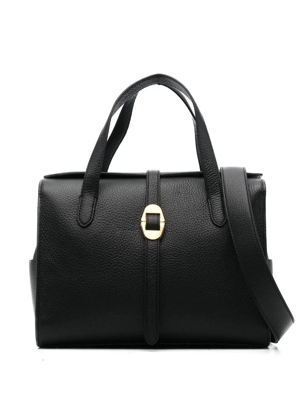 

Coccinelle Cosima leather tote bag - Black