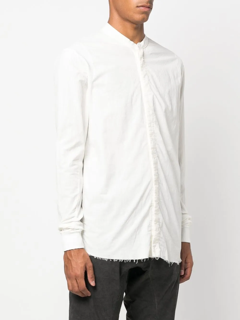 thom krom 直领长袖衬衫