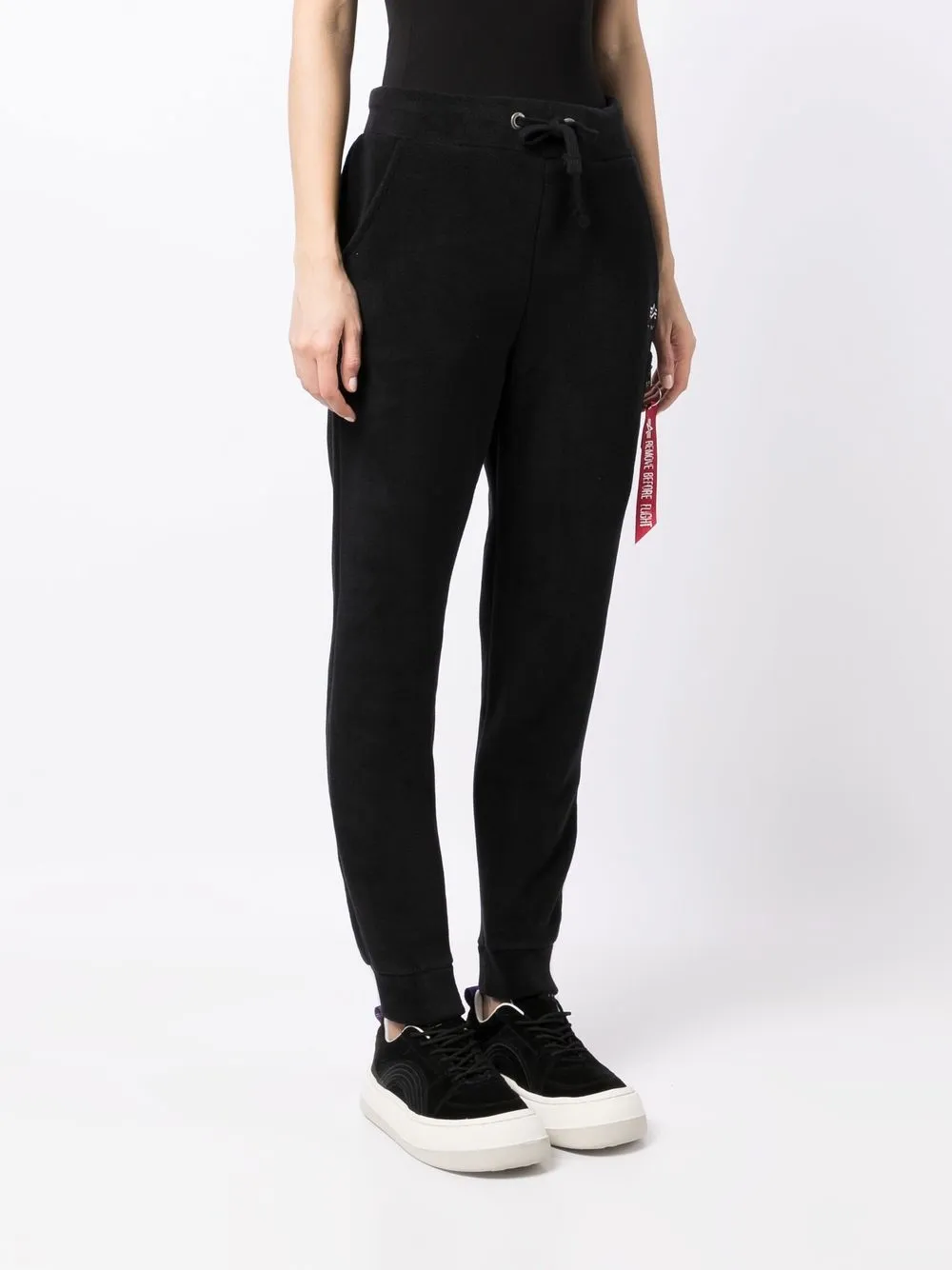  Alpha Industries Jogginghose Mit Kordelzug   Schwarz 