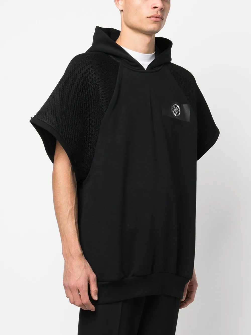 Plein Sport Hoodie met logoprint Zwart