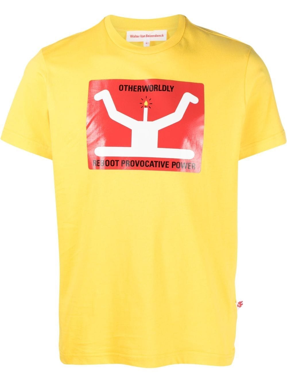 

Walter Van Beirendonck playera con vela estampada - Amarillo