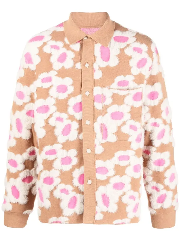Jacquemus floral-intarsia Cardigan 
