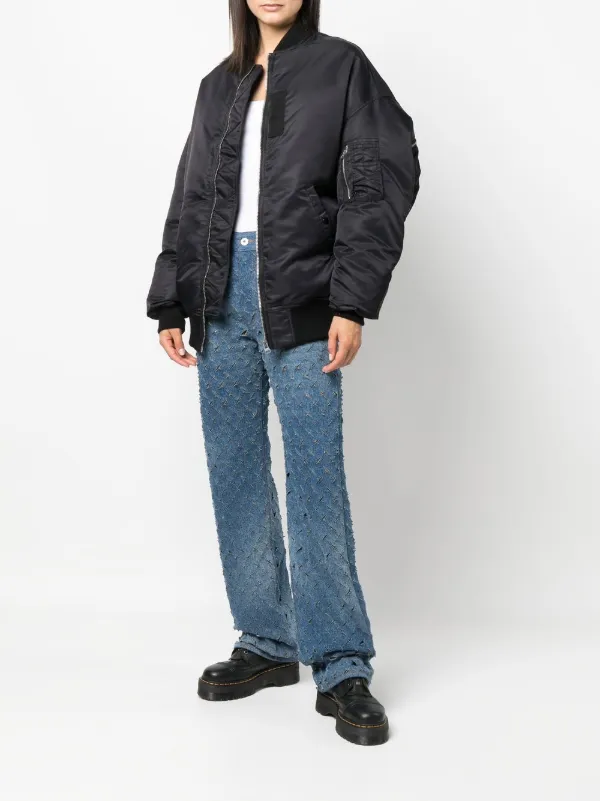 r13 hooded flight jacket