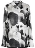 LOEWE abstract-print shirt - Grey