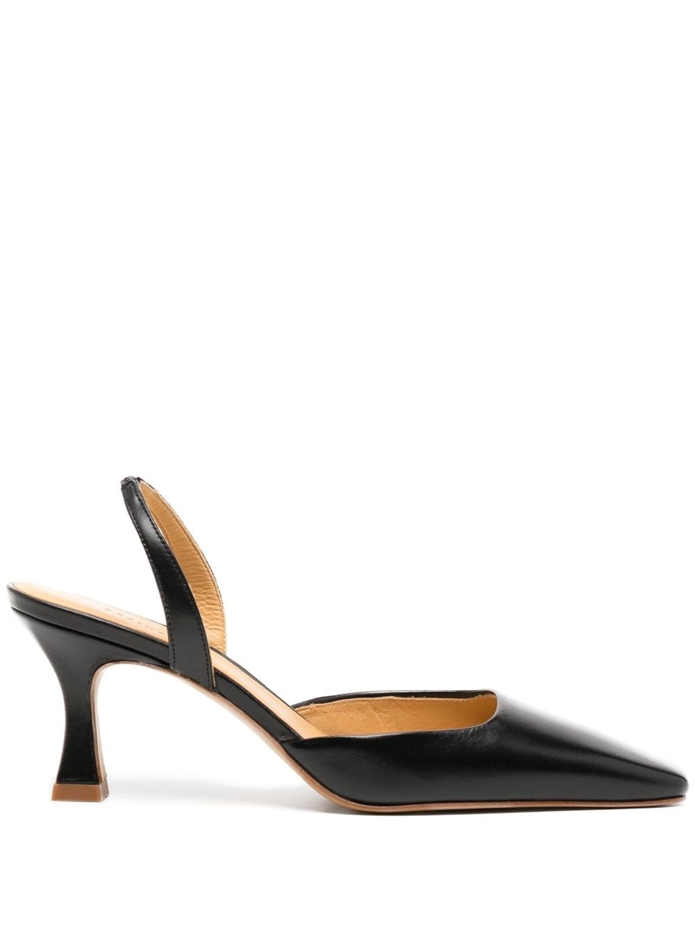 Rejina Pyo Square-toe 65mm Slingback Pumps In Black