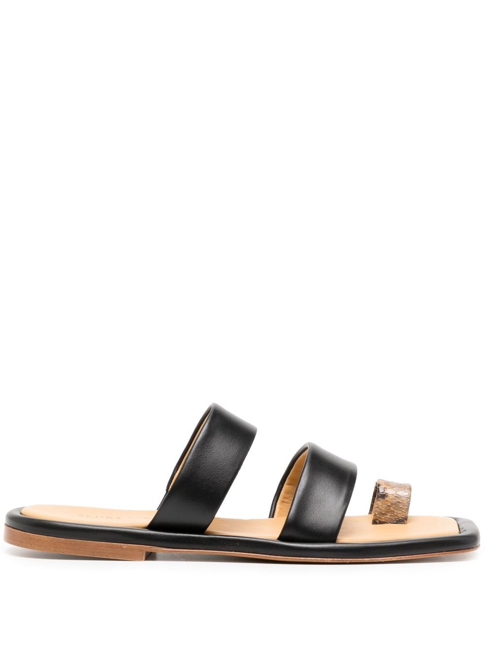 

Rejina Pyo Larissa square-toe sandals - Black