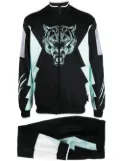 Plein Sport tiger-motif two-piece tracksuit - Black