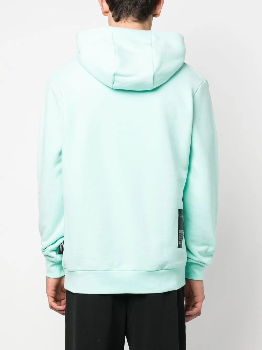 Plein Sport Tiger-motif Long-sleeved Hoodie In Green
